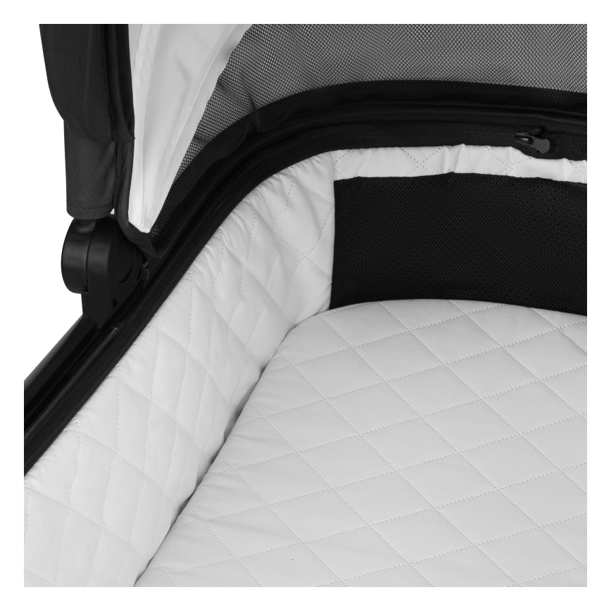 Lionelo - kombinuotas 3in1 vežimėlis LAYLA Black Onyx