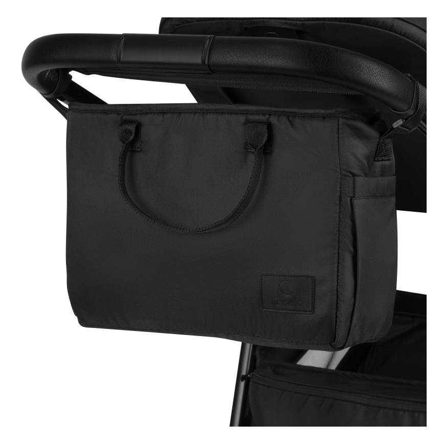 Lionelo - kombinuotas 3in1 vežimėlis LAYLA Black Onyx