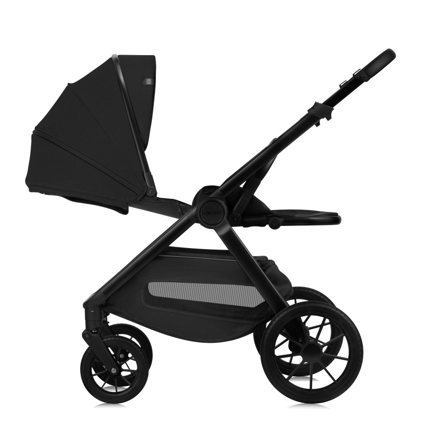 Lionelo - kombinuotas 3in1 vežimėlis LAYLA, juodasis oniksas