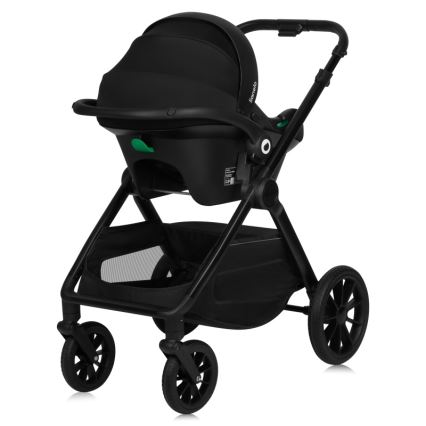 Lionelo - kombinuotas 3in1 vežimėlis LAYLA, juodasis oniksas