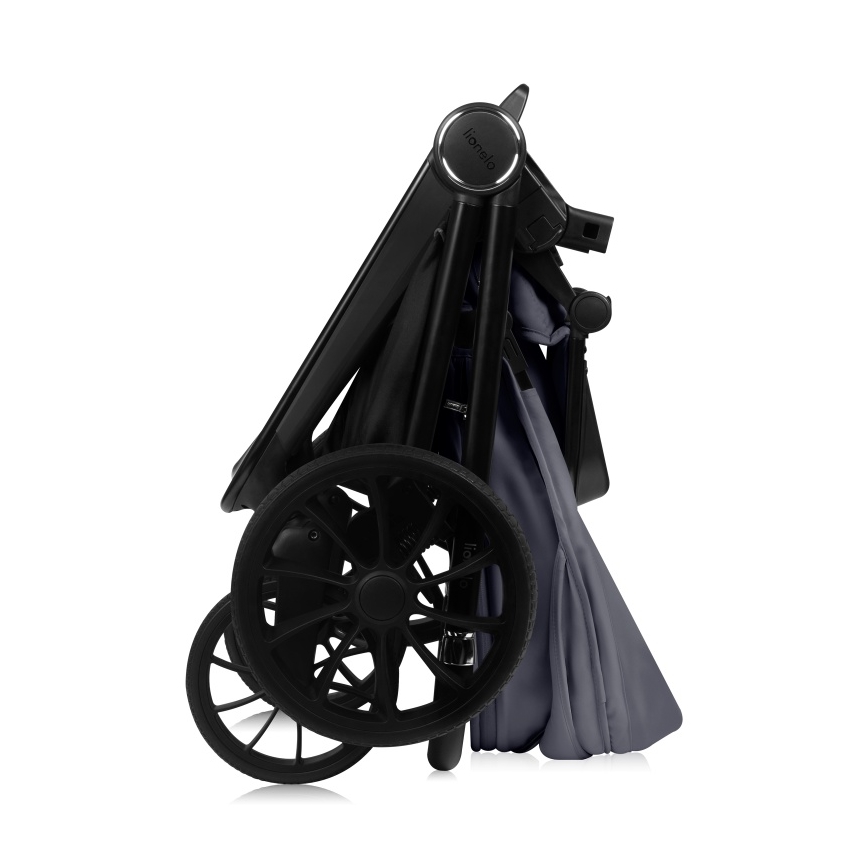 Lionelo - Kombinuotas 3in1 vežimėlis MIKA PLUS Grey Stone