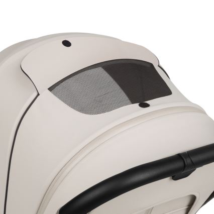 Lionelo - Kombinuotas 3in1 vežimėlis MIKA PLUS, smėlio spalvos