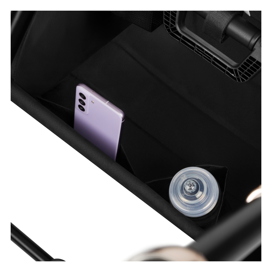 Lionelo - Kombinuotas 3in1 vežimėlis MIKA PLUS, smėlio spalvos