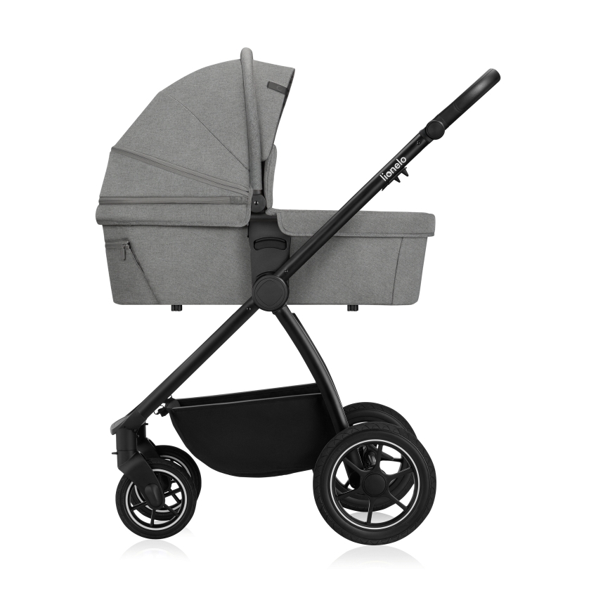 Lionelo - Kombinuotas vežimėlis 2 in 1 MERIL Grey Stone
