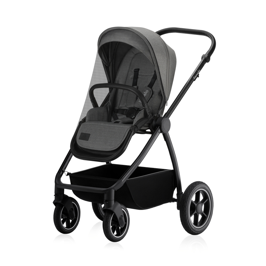 Lionelo - Kombinuotas vežimėlis 2 in 1 MERIL Grey Stone