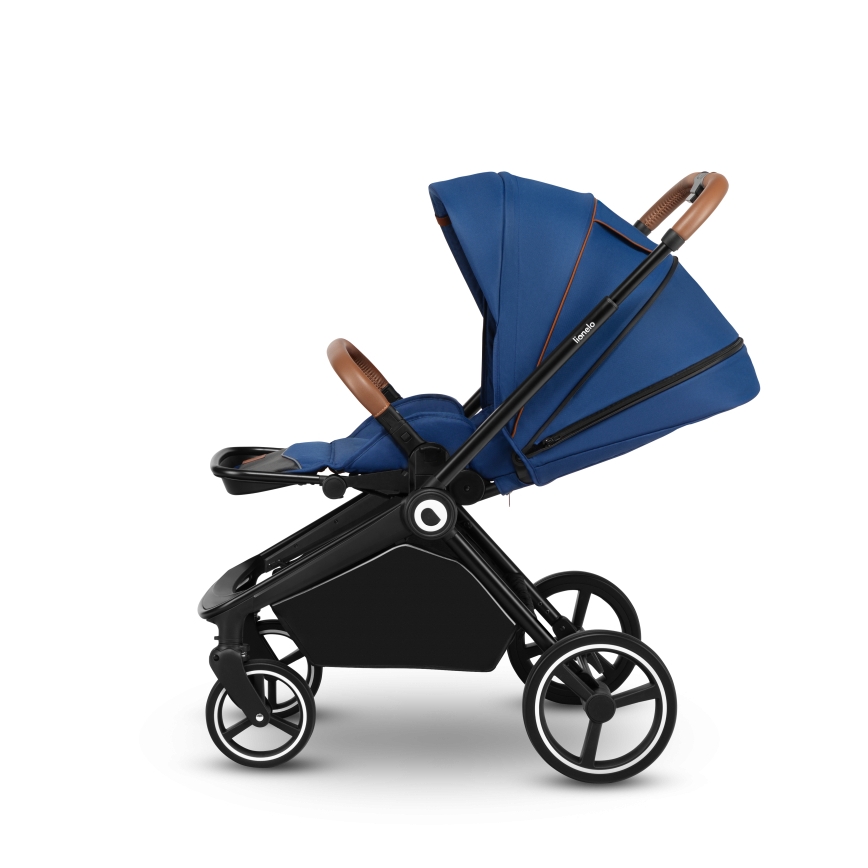 Lionelo - Kombinuotas vežimėlis 2 viename MIKA Blue Navy