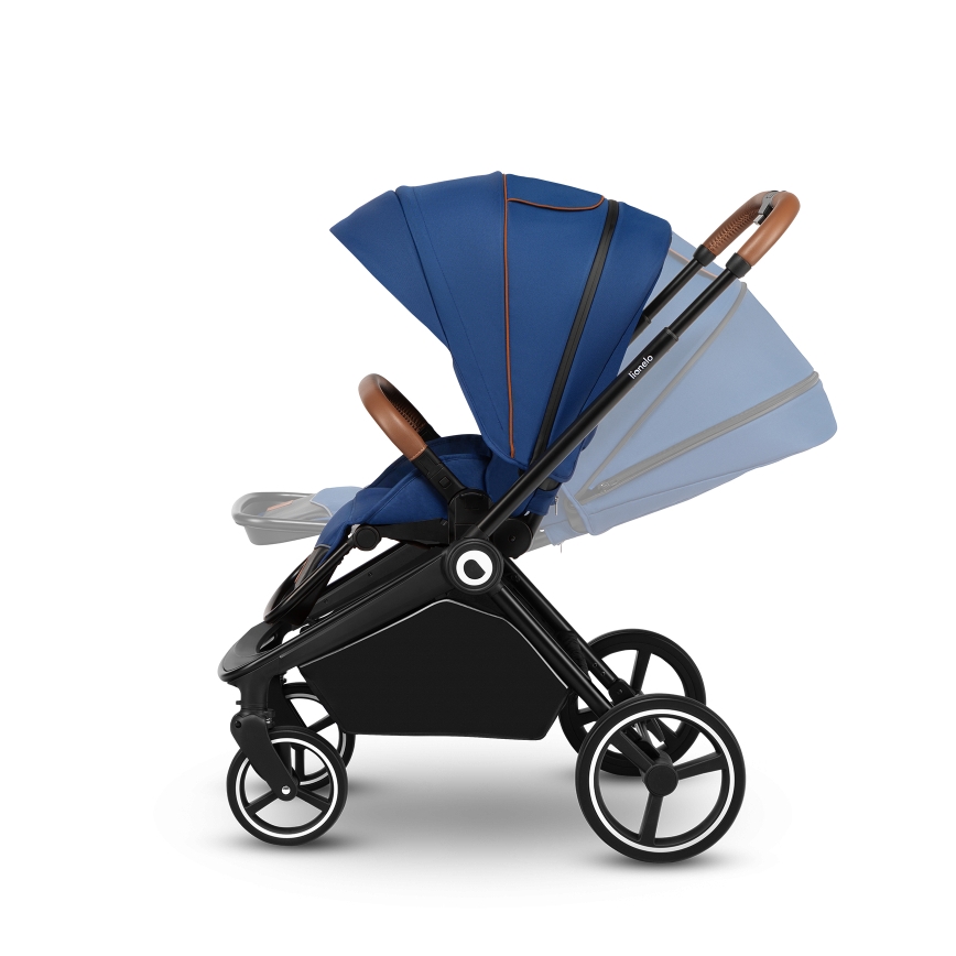 Lionelo - Kombinuotas vežimėlis 2 viename MIKA Blue Navy
