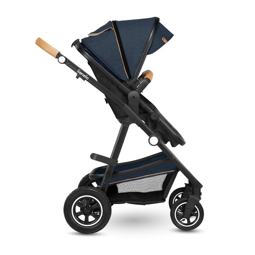 Lionelo - Kombinuotas vežimėlis 2in1 AMBER Blue Navy