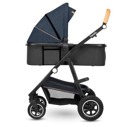 Lionelo - Kombinuotas vežimėlis 2in1 AMBER Blue Navy