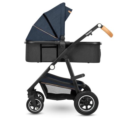 Lionelo - Kombinuotas vežimėlis 2in1 AMBER Blue Navy