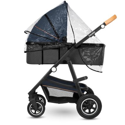 Lionelo - Kombinuotas vežimėlis 2in1 AMBER Blue Navy
