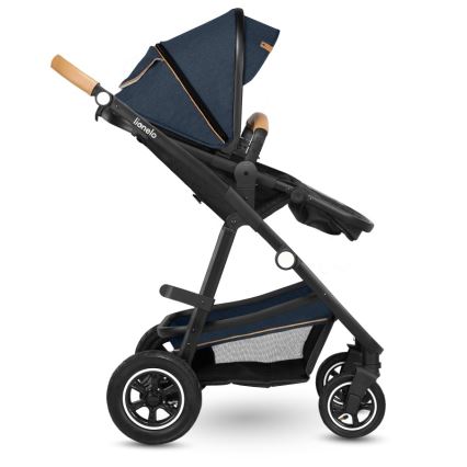 Lionelo - Kombinuotas vežimėlis 2in1 AMBER Blue Navy