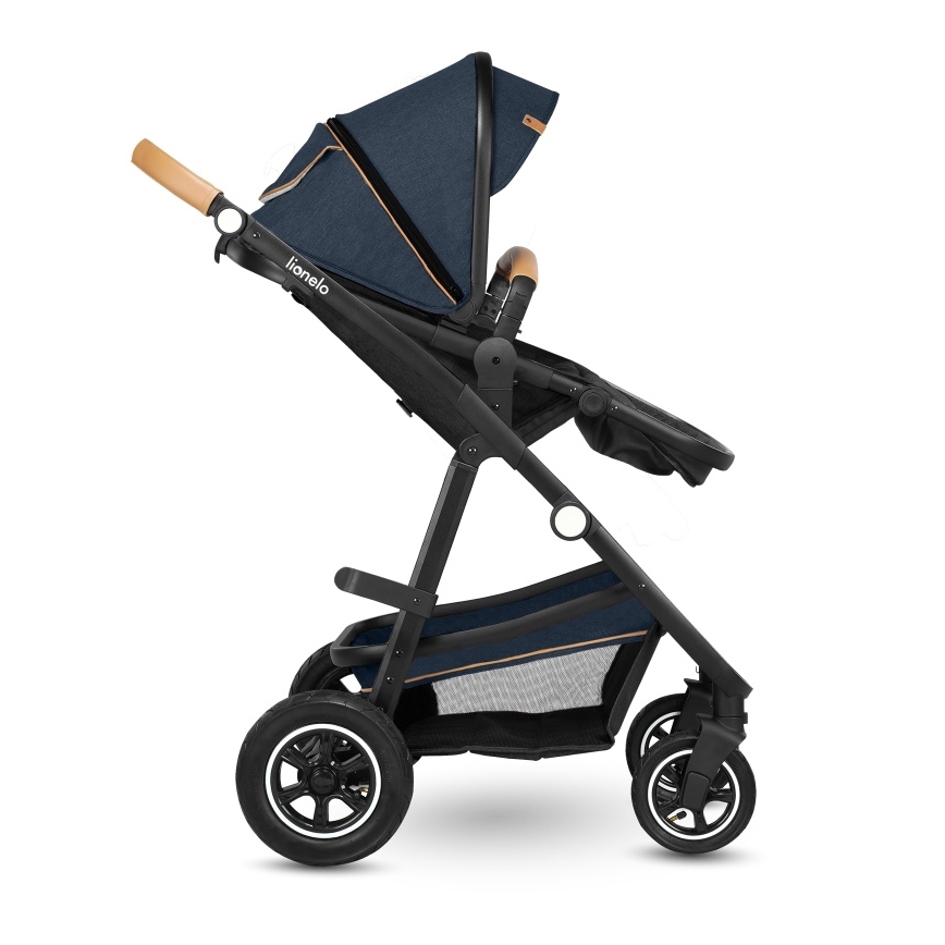 Lionelo - Kombinuotas vežimėlis 2in1 AMBER Blue Navy
