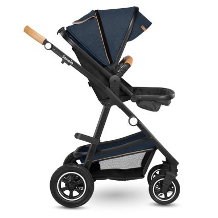 Lionelo - Kombinuotas vežimėlis 2in1 AMBER Blue Navy