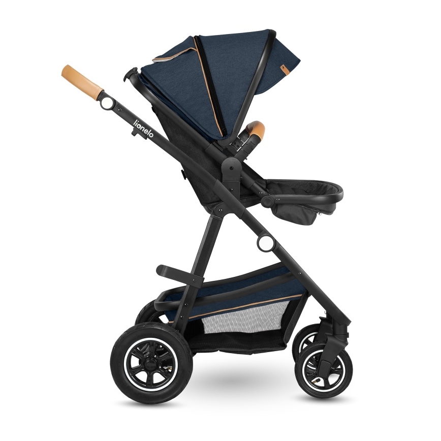 Lionelo - Kombinuotas vežimėlis 2in1 AMBER Blue Navy