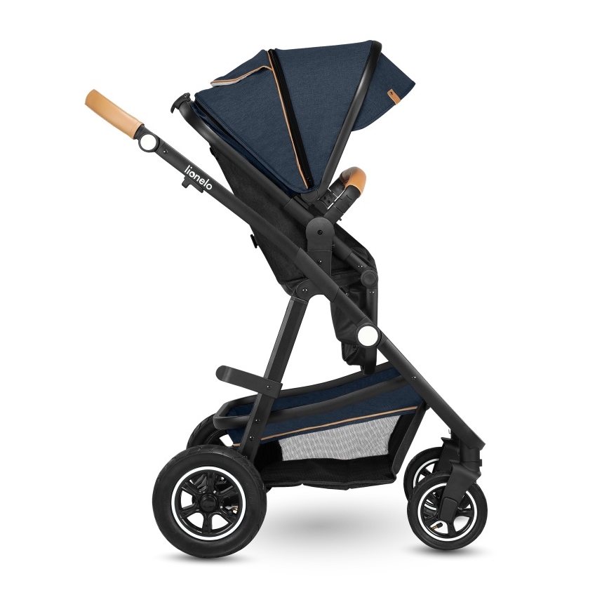 Lionelo - Kombinuotas vežimėlis 2in1 AMBER Blue Navy