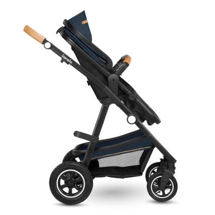 Lionelo - Kombinuotas vežimėlis 2in1 AMBER Blue Navy