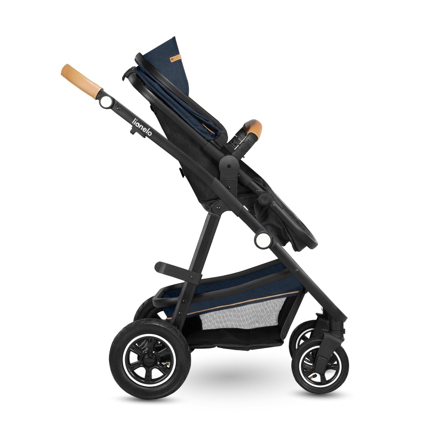 Lionelo - Kombinuotas vežimėlis 2in1 AMBER Blue Navy