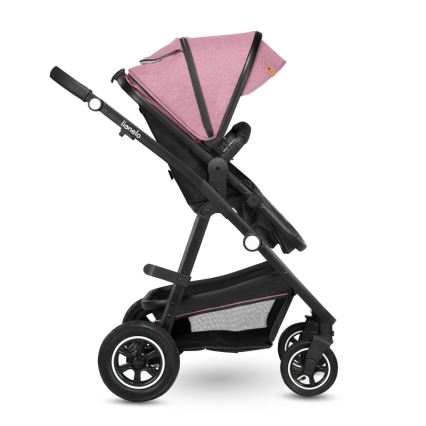 Lionelo - Kombinuotas vežimėlis 2in1 AMBER Pink Rose