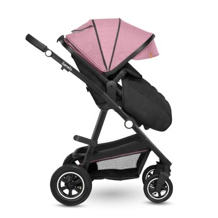 Lionelo - Kombinuotas vežimėlis 2in1 AMBER Pink Rose