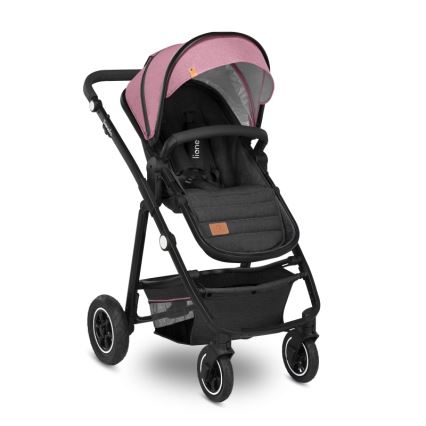 Lionelo - Kombinuotas vežimėlis 2in1 AMBER Pink Rose