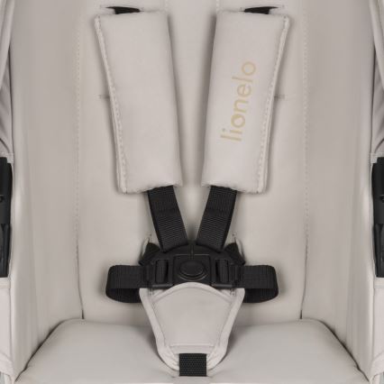 Lionelo - kombinuotas vežimėlis 2in1 AMBER PLUS, smėlio spalvos