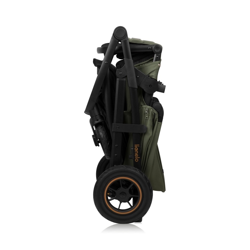 Lionelo - Kombinuotas vežimėlis 2in1 AMBER PLUS Žalias miškas