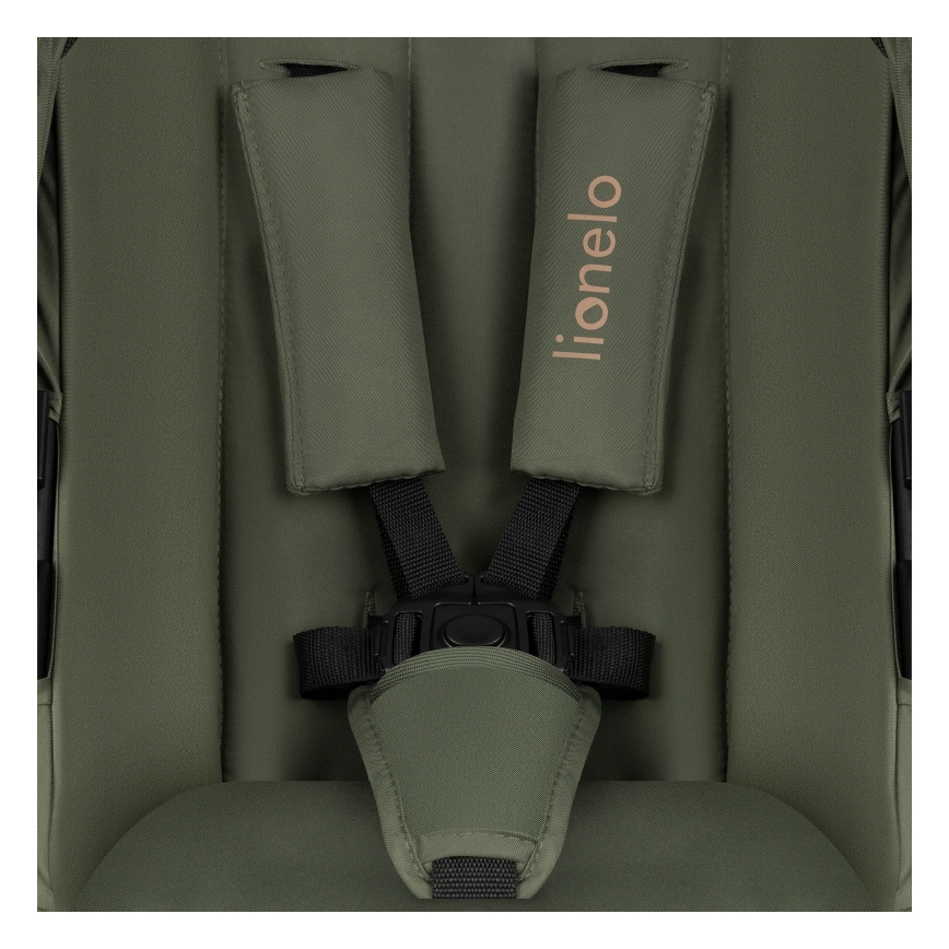 Lionelo - Kombinuotas vežimėlis 2in1 AMBER PLUS Žalias miškas