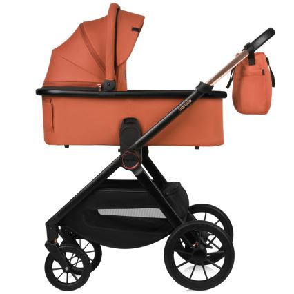 Lionelo - kombinuotas vežimėlis 2in1 LAYLA Brown Rust