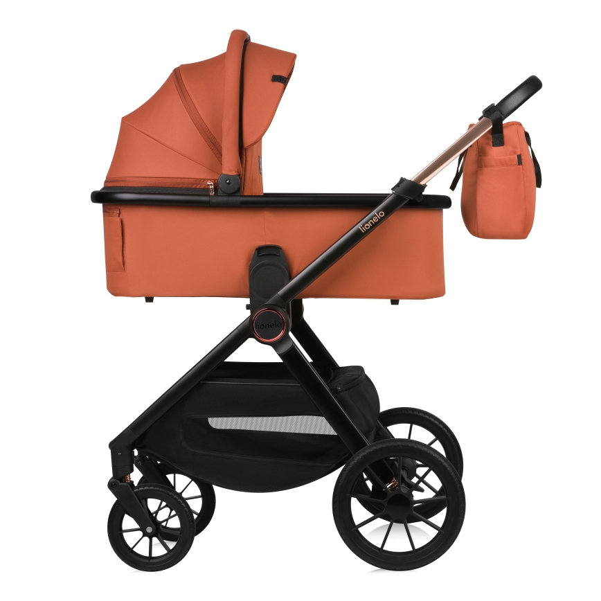 Lionelo - kombinuotas vežimėlis 2in1 LAYLA Brown Rust