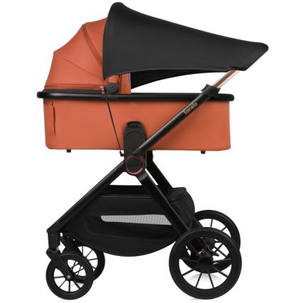 Lionelo - kombinuotas vežimėlis 2in1 LAYLA Brown Rust