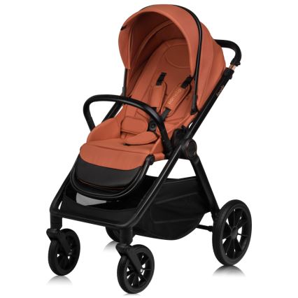 Lionelo - kombinuotas vežimėlis 2in1 LAYLA Brown Rust