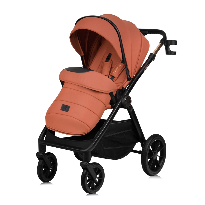 Lionelo - kombinuotas vežimėlis 2in1 LAYLA Brown Rust