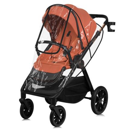 Lionelo - kombinuotas vežimėlis 2in1 LAYLA Brown Rust