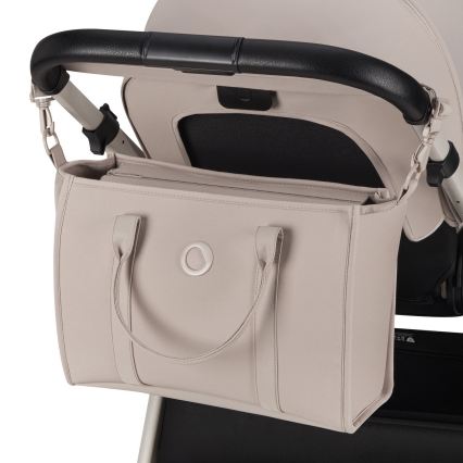 Lionelo - Kombinuotas vežimėlis 2in1 LAYLA Smėlio spalvos