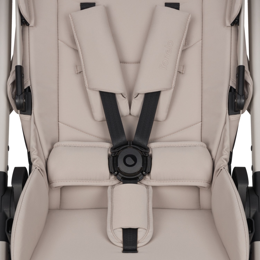 Lionelo - Kombinuotas vežimėlis 2in1 LAYLA Smėlio spalvos