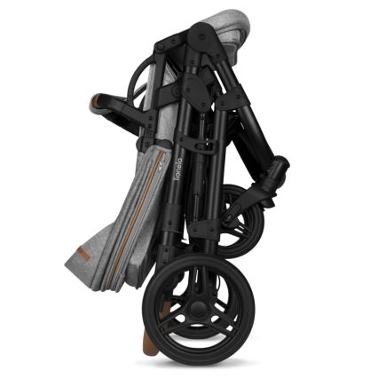 Lionelo - Kombinuotas vežimėlis 2in1 MARI TOUR Pilkas akmuo