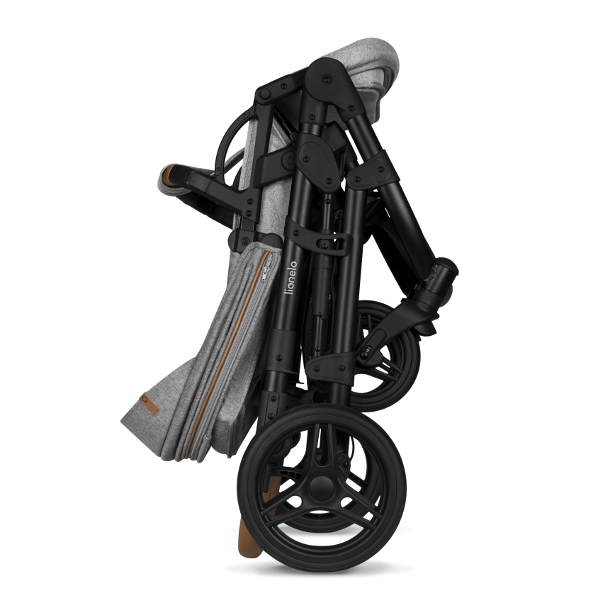 Lionelo - Kombinuotas vežimėlis 2in1 MARI TOUR Pilkas akmuo