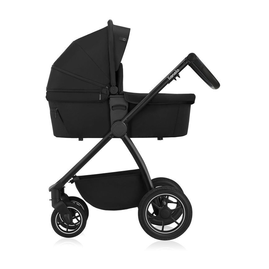 Lionelo - Kombinuotas vežimėlis 2in1 MERIL Black Onyx