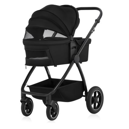 Lionelo - Kombinuotas vežimėlis 2in1 MERIL Black Onyx