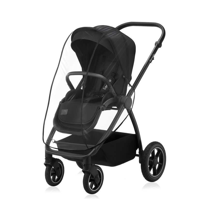 Lionelo - Kombinuotas vežimėlis 2in1 MERIL Black Onyx