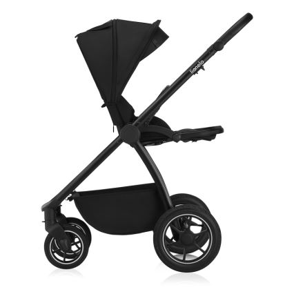 Lionelo - Kombinuotas vežimėlis 2in1 MERIL Black Onyx