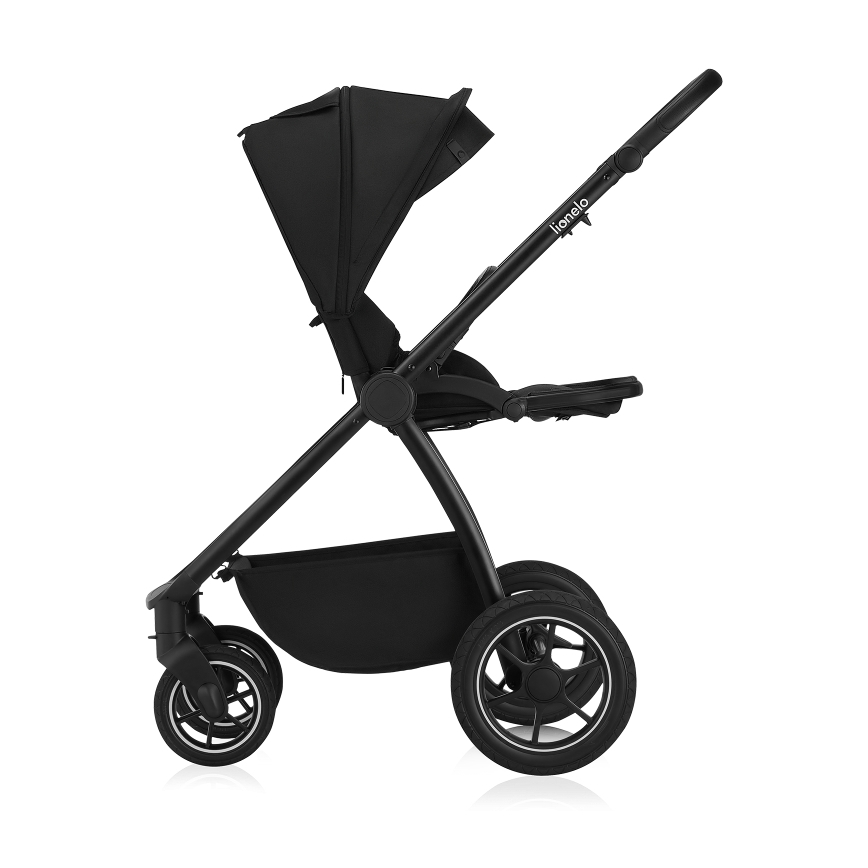 Lionelo - Kombinuotas vežimėlis 2in1 MERIL Black Onyx