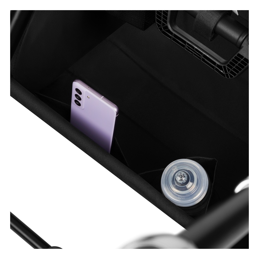 Lionelo - Kombinuotas vežimėlis 2in1 MIKA PLUS Black Onyx