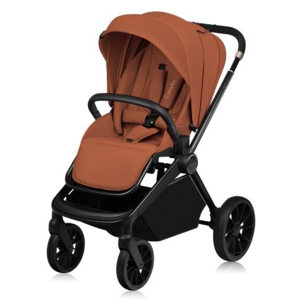 Lionelo - Kombinuotas vežimėlis 2in1 MIKA PLUS Brown Rust