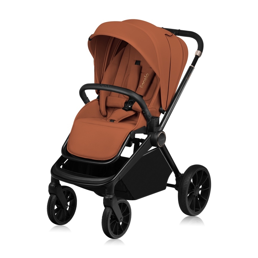 Lionelo - Kombinuotas vežimėlis 2in1 MIKA PLUS Brown Rust