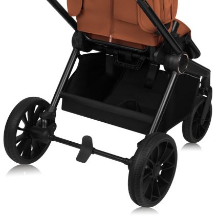 Lionelo - Kombinuotas vežimėlis 2in1 MIKA PLUS Brown Rust