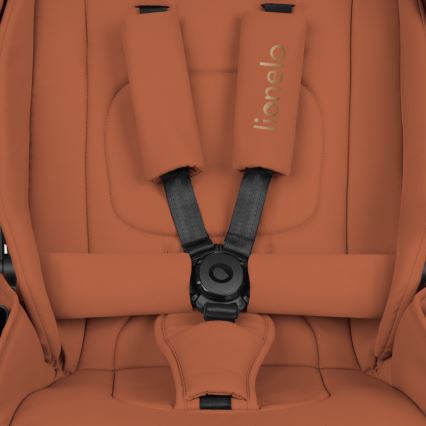 Lionelo - Kombinuotas vežimėlis 2in1 MIKA PLUS Brown Rust