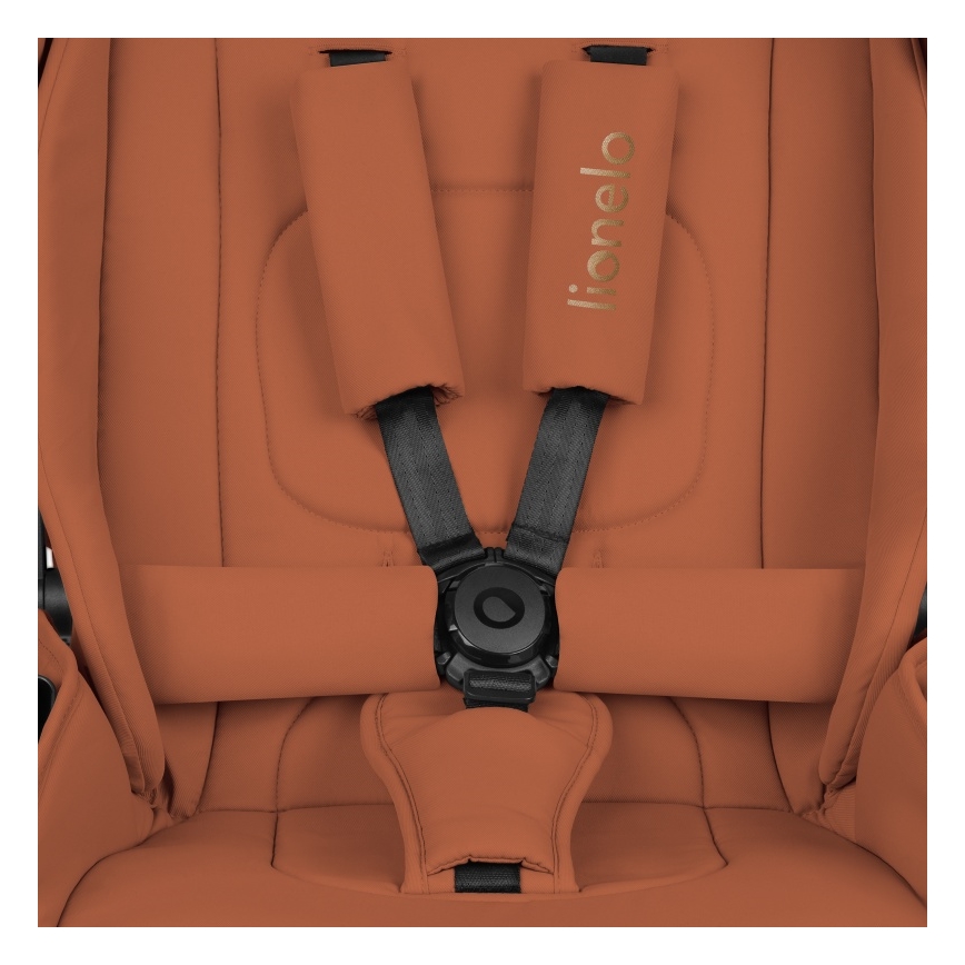 Lionelo - Kombinuotas vežimėlis 2in1 MIKA PLUS Brown Rust
