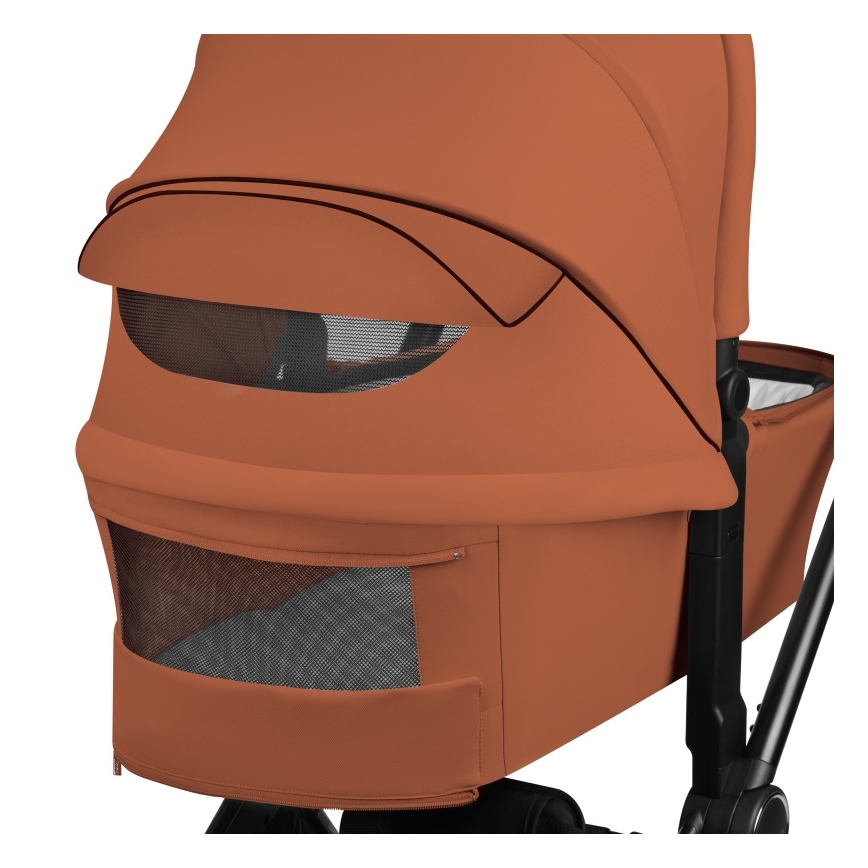 Lionelo - Kombinuotas vežimėlis 2in1 MIKA PLUS Brown Rust